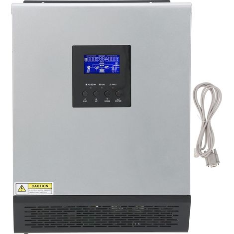 Onduleur solaire PWM en acier inoxydable, contrôleur hors réseau, Machine intégrée 3KVA 2400W 120V (1/5)