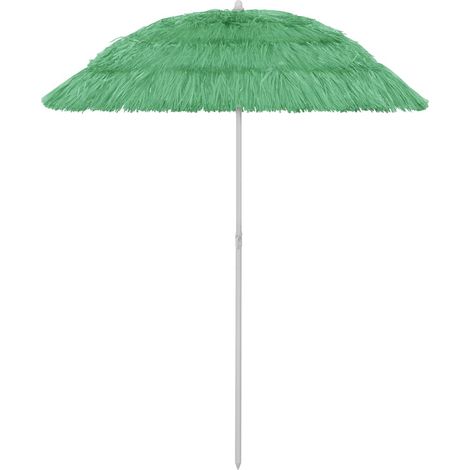 Parasol de plage Hawaii vert 180 cm