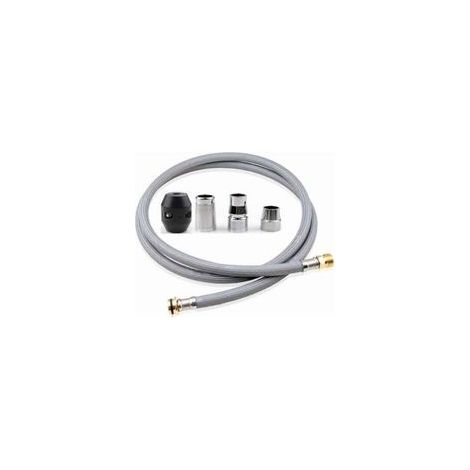 Flexible pour robinet de cuisine 127cm – Raccord en nylon et métal – Compatible avec robinets Grohe K4, K7, Bridge, Ladylux Cafe