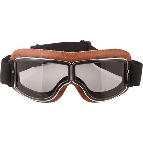 Retro motorcycle goggles - Anti-fog - Warm - For horseback riding, mountain biking, motocross (1/4)