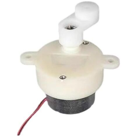 Motor eléctrico rotativo de plástico de 3 V CC y 12 RPM (6 V y 24 RPM) con rueda polarizadora para accesorios electrónicos de bricolaje. (1/4)