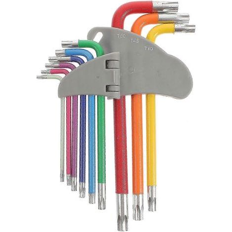 1 Set Torx Wrench Assorted Torx Screwdriver Multipurpose Long Arm Torx Wrench (1/3)