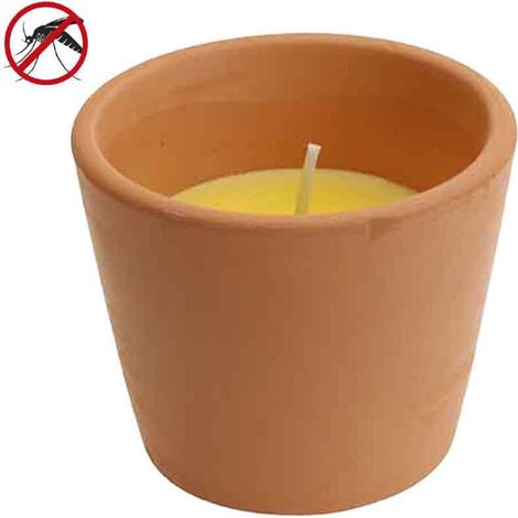 6 Bougie Terracotta Citronelle ø5,5x5cm Euro/uni (1/2)
