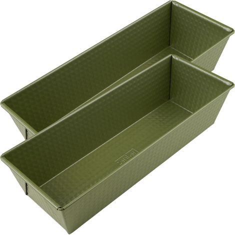 Lot de 2 moules à gâteaux 30/30 cm en acier Zenker Green Vision (1/5)