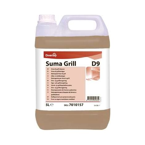 Détergent pour Fours Grils Salamandres Colis de 2x5L - Diversey