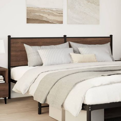 Maison Exclusive - Ersatz-Kopfteil Braun Eichen-Optik 160 cm Holz