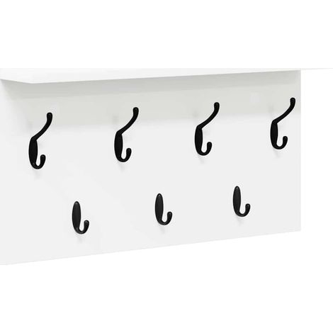 Maison Exclusive - Wandmontierter nachttisch Weiß 60 x 40 x 12 cm
