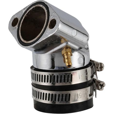 Adaptateur coudé en alliage d'aluminium pour carburateur de moteur 3X, collecteur d'admission pour scooter/kart GY6 150 cm³ (1/5)