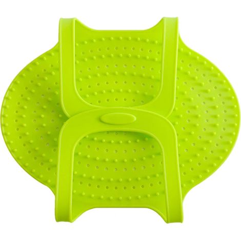 Panier filtre pliable portable en silicone alimentaire (vert) 1 pièce (1/3)