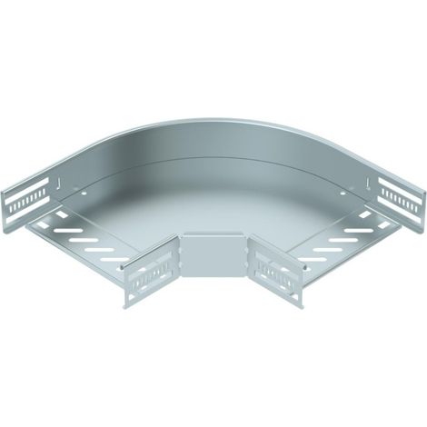 OBO Bettermann Bogen 90° für Kabelrinne, horizontal 60x200 Stahl bandverzinkt, 6036564
