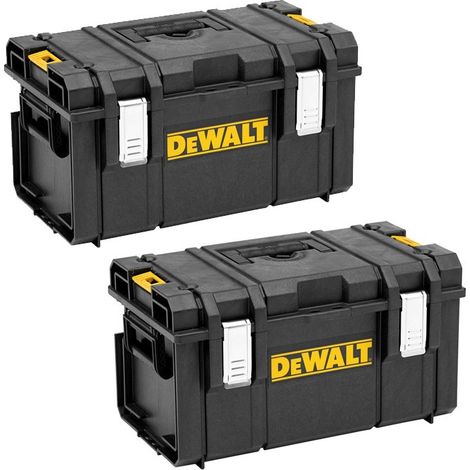 2x Dewalt Toughsystem DS300 Tough System Case Tool Box Storage Box Stackable 35L (1/5)