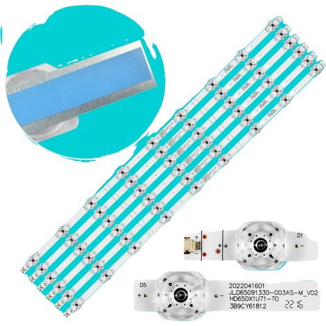 LED-Hintergrundbeleuchtungsstreifen, Länge 618 mm, 9 LED-Perlen pro Streifen, Spannung 3 V, breite Kompatibilität, langlebiges Design (1/5)