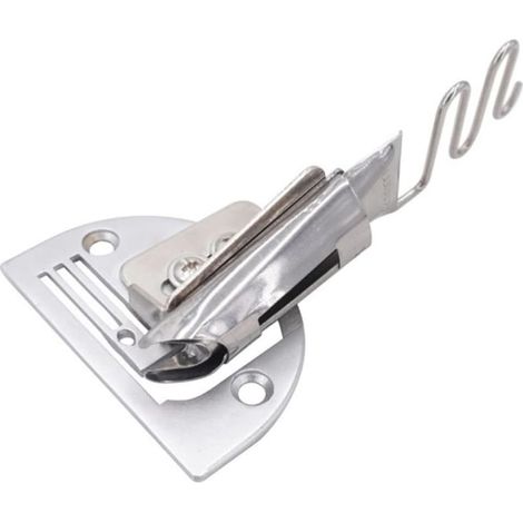 Dispositif de finition pour machine à coudre avec outil de couture à tirer et à replier pour une finition facile, accessoire pratique pour machines à coudre industrielles (1/5)