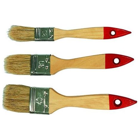 Ensemble Pennellesse Vigor, 3 pièces avec manche en bois