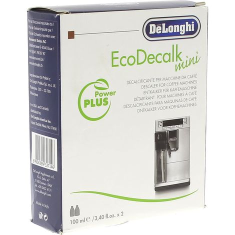 Mini decalcificatore 2x100ml dlsc200 per macchine espresso delonghi