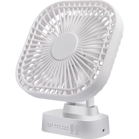 Ventilateur USB portable et silencieux à pince pour bureau, chambre d'étudiant et poste de travail (qualité export) (1/3)