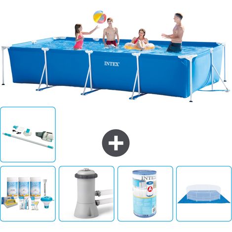 Intex Piscina con struttura Rettangolare - 450x220x84 cm - 6-pezzi S40287