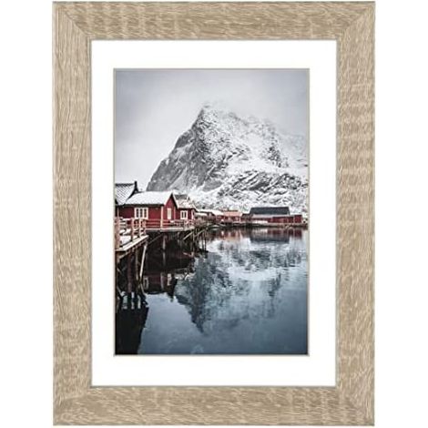 Hama Oslo eiche 13x18 Holz inkl. Passepartout 175935 Wandrahmen (1/5)