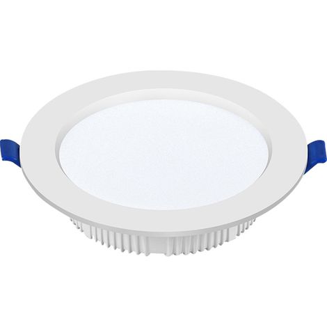 Spots Led Encastrable Plafond Diametre 145mm 12W, 3000K avec Ampoules LED, Rond Plafonnier, Lumière Chaude