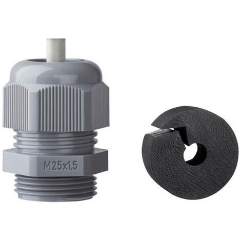 N/A Jacob K345-1025-00 avec décharge de traction M25 Polyamide gris clair (RAL 7035) 1 pc(s) (1/2)