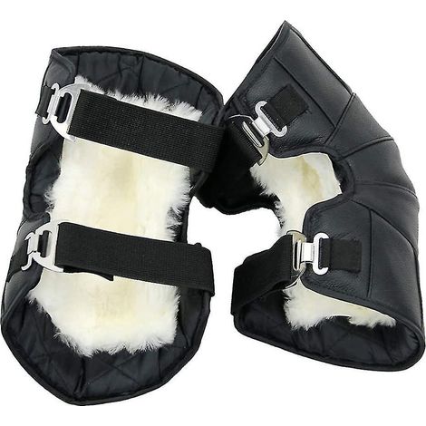 Motorrad-Knieschoner, winddichte Kniebandagen, Beinschutz, Winter-Knieschoner für Motorrad- und Fahrradfahren, 1 Paar schwarz (1/5)
