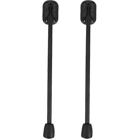 Deux pieds de rechange pour table d'ordinateur portable, pieds de table pliables, avec vis de fixation, adaptés aux tables de chevet, tables basses et meubles de bureau. (1/5)