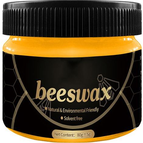 Cire d'abeille naturelle pour bois - Nourrit et protège les meubles en bois (1/5)