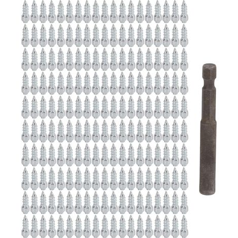 Lntyq Pointes De Pneus Vis Pour Véhicules Spikes Antidérapants Pour Vélos Et Bottes Hiver Installation Facile Pour Neige Et Conditions Glissantes - 200pièces (1/5)