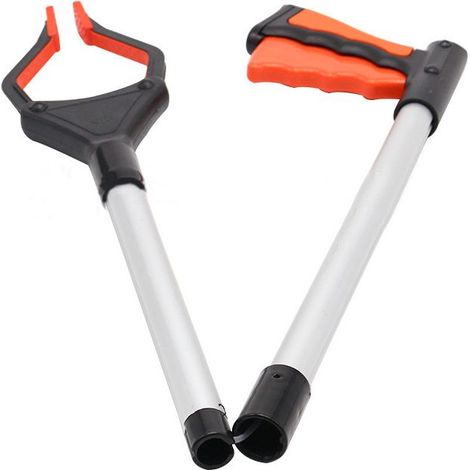 Klappbarer Gartenabfallsammler, 81 cm (32 Zoll), ausziehbar, (orange) (1/5)