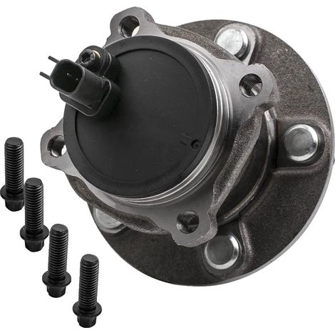Gruppo mozzo cuscinetto ruota posteriore, in acciaio, diametro interno 55 mm, diametro esterno 129 mm, larghezza 37 mm, compatibile con Ford Focus MK2 e C-MAX (1/4)
