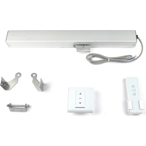 Kit d'ouvre-portes automatiques Système D'ouverture De Fenêtre Ouvre-porte Électrique Automatique, Télécommande De Récepteur D'opérateur De Fenêtre À Chaîne Électrique pour accessoires de portail coul (1/5)