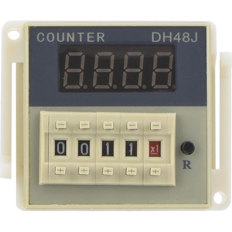 DH48J-A(11) Digital Display LCD Screen Counter Signal Input 11 Pin Counter 0-999900(110VAC)