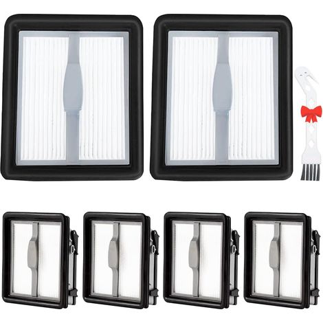 Accessoires Filtre pour Bissell CrossWave 2554/2765 Z/2767Z Aspirateur sans Fil, Pièces de Rechange 6 Filtre Hepa avec Brosse de Nettoyage (1/5)