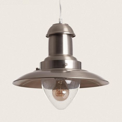 Lampada a Sospensione Nickel Satinado Fisherman Nichel (1/5)