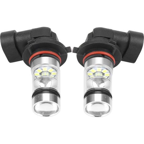 2 pièces 9006/HB4 100W blanc LED haute luminosité phares ampoules Kit antibrouillard voiture conduite lampe (1/4)