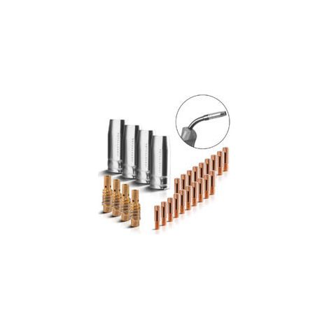 STAHLWERK Pièces d'usure MIG MAG 28 pcs AK15/MB15 AK14/MB14 Torche de soudage