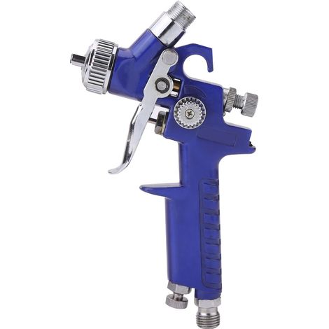 Pistolet à peinture HVLP mini 100CC, buse 1.0mm, gravité pour voiture, kit pulvérisateur air comprimé (1/5)