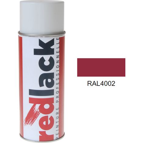 Sprühfarbe 400 ml – RAL 4002 - Matt - Violettrot - für verschiedene Oberflächen - Redlack