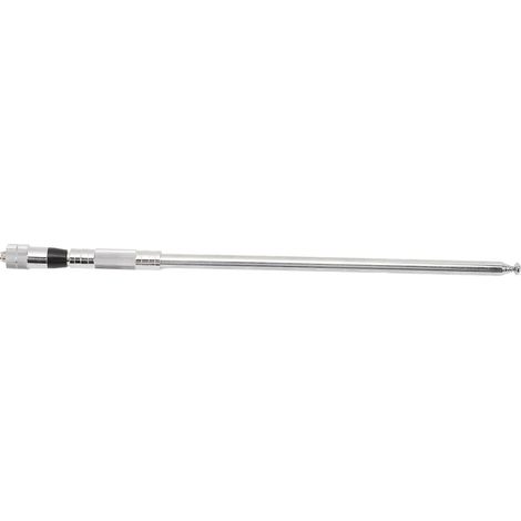 Antenne radio CB professionnelle télescopique 27 MHz, flexible à 90°, avec connecteur SMA femelle. (1/5)