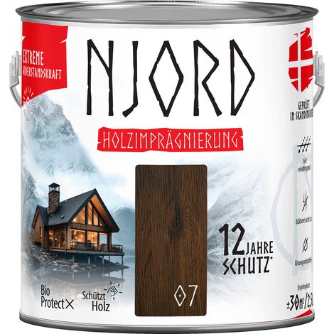 NJORD Extreme Holzimpragnierung (07) Polare Lärche - 2,5L (1/4)