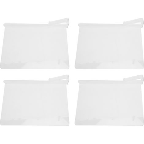 Séparateurs d'étagères Acrylique Transparent 4pcs 30x23.7cm Clips Renforcés Installation Sans Outils pour Placard Cuisine (1/5)