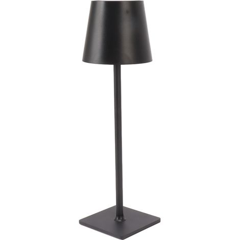 LED-Schreibtischlampe mit Metalloptik, 3 Farbmodi, Touch-Dimmung, Augenschutz für Nachttisch oder Büro, schwarz (1/5)