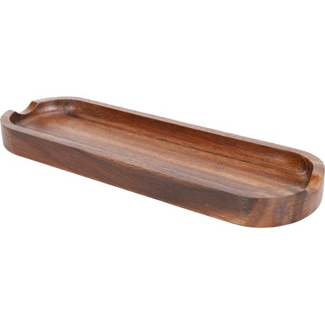 Plateau de rangement en teck pour spatule et pelle, support pour pelle de cuisine de qualité alimentaire (1/5)