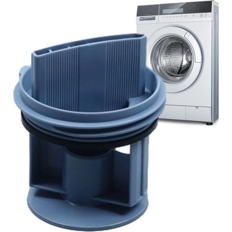 Bouchon de vidange de la machine à laver, couvercle de pompe de drainage de machine à laver  Couvercle d'étanchéité de la pompe de drainage pour - Pièce de rechange de filtre à peluches pour débris (1/5)