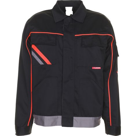 Planam Visline V2 Bundjacke schwarz/orange/zink 114 (1/5)