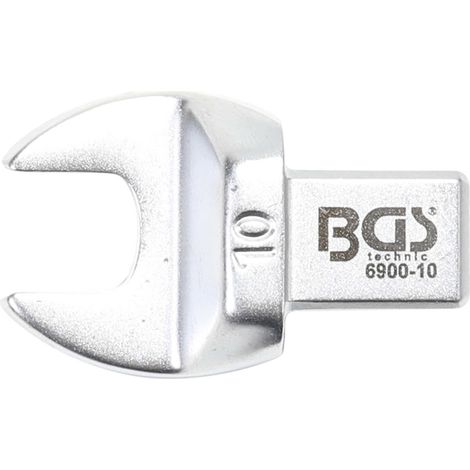 BGS Einsteck-Maulschlüssel 10 mm Aufnahme 9 x 12 mm - 6900-10