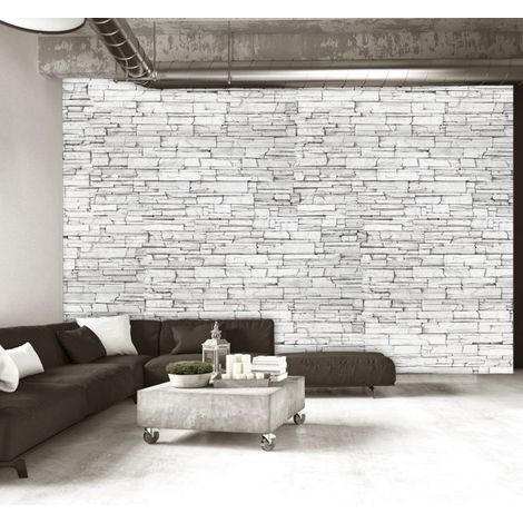 Papier Peint "White Brick III" 140 x 200 cm (1/2)