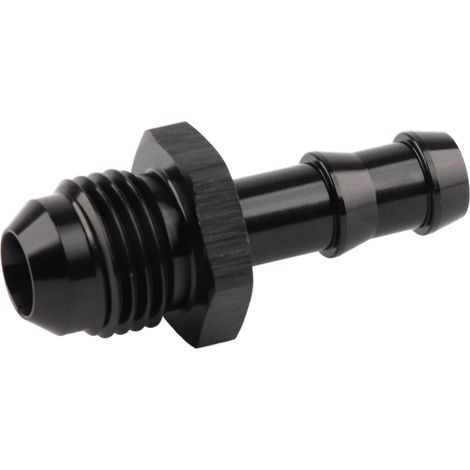 Raccord adaptateur -6 AN mâle évasé vers 5/16in pour conduites de carburant en caoutchouc, plastique ou nylon (1/5)