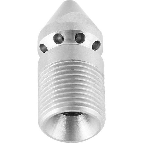 Buse de nettoyage de canalisations en acier inoxydable - Buse de nettoyage de drains - Filetage mâle 3/8 BSP (1/5)