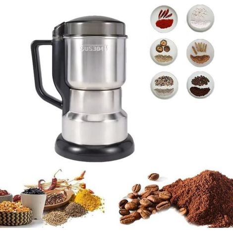 Moulin à épices/café - - Moulin électrique 300W - Capacité 500ml - Broyage rapide et uniforme (1/4)